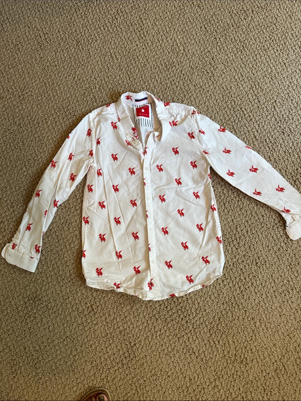 Boys Christmas button up